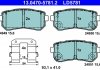 Фото автозапчасти комплект тормозных колодок задних HYUNDAI IX20, KONA, KONA/SUV, TUCSON; KIA PICANTO II 1.0-1.6LPG 11.10- ATE 13.0470-5781.2 (фото 1)