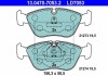 Фото автозапчасти комплект тормозных колодок керамический фасад VOLVO 850, C70 I, S70, V70 I 2.0-2.5D 06.91-10.05 ATE 13.0470-7053.2 (фото 1)