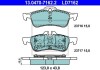 Фото автозапчасти комплект тормозных колодок керамическая спинка LINCOLN CONTINENTAL; MINI (R50, R53), (R52) 1.4D/1.6/3.8 09.87-07.08 ATE 13.0470-7162.2 (фото 1)