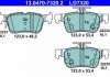 Фото автозапчастини комплект гальмівних колодок керамічна спинка FORD GALAXY III, KUGA II, MONDEO V, S-MAX; FORD USA EDGE, FUSION 1.0-2.5 09.12- ATE 13.0470-7320.2 (фото 1)