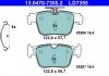 Фото автозапчасти комплект тормозных колодок задний (с аксессуарами) AUDI A3, A3 ALLSTREET; CUPRA FORMENTOR, LEON, LEON SPORTSTOURER; SKODA OCTAVIA IV; Volkswagen CADDY CALIFORNIA V CAMPER, CADDY V 1.0-2.0D 07.19- ATE 13.0470-7355.2 (фото 1)