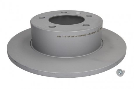 Тормозной диск задний левый/правый (сплав/высокоуглеродистый) NISSAN NV400; OPEL MOVANO B; RENAULT MASTER III 2.3D/Electric 02.10- ATE 24.0112-0191.1