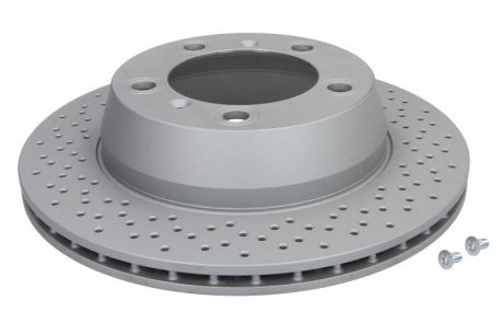 Тормозной диск задний левый/правый (сплав/высокоуглеродистый) PORSCHE 718 BOXSTER, 718 CAYMAN, BOXSTER, CAYMAN 2.0-3.4 11.04- ATE 24.0120-0212.1 (фото 1)