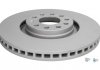 Тормозной диск передний левая/правая (высокоуглеродистый, с винтами) AUDI A4 B5, A4 B6, A4 B7, A4 B8, A6 C5, ALLROAD C5; SEAT EXEO, EXEO ST 1.6-4.2 04.95-12.15 ATE 24.0130-0113.1 (фото 1)