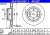 Фото автозапчасти тормозной диск перлов/прав LEXUS GX; TOYOTA 4 RUNNER V, LAND CRUISER PRADO 2.8D-4.6 08.09- ATE 24.0132-0187.1 (фото 1)