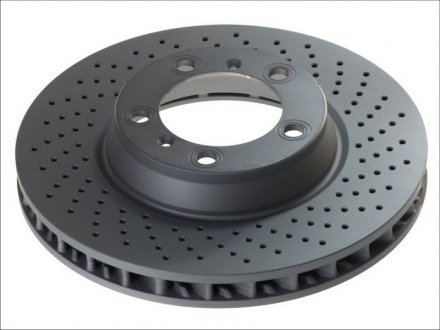Тормозной диск передний правый (высокоуглеродистый) PORSCHE 718 BOXSTER, 911, 911 SPEEDSTER, 911 TARGA 2.5-3.8 06.00- ATE 24.0134-0102.1 (фото 1)