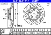 Фото автозапчасти тормозной диск передний левый PORSCHE 718 BOXSTER, 718 CAYMAN, 911, 911 TARGA 2.5/3.0 11.15- ATE 24.0134-0111.1 (фото 1)