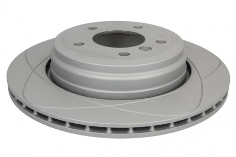 Гальмівний диск, PowerDisc, вентильований, прорізний, задній; лівий/правий, ср. зовнішній 320 мм, тис. 20 мм, 1 шт BMW 5 (E60), 5 (E61), 6 (E63), 6 (E64); FIAT PUNTO EVO 1.3D-3.0D 12.01-02.12 ATE 24.0320-0183.1 (фото 1)
