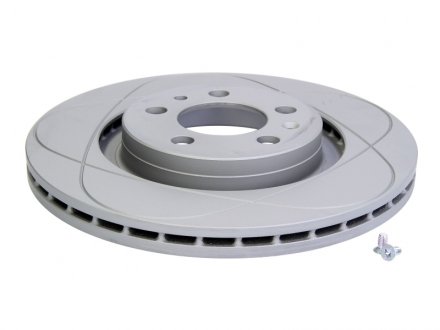 Гальмівний диск, PowerDisc, вентильований, прорізний, передній; лівий/правий, ср. зовнішній 280 мм, тис. 22 мм, 1 шт. AUDI A3; SEAT IBIZA IV, LEON, TOLEDO II 1.4-2.8 09.96-05.15 ATE 24.0322-0150.1 (фото 1)