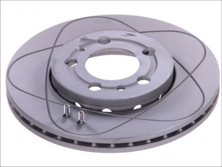 Тормозной диск, PowerDisc, вентилируемый, перфорированный, передний ; левая/правая, ср. внешний 256 мм, т.е. 22мм, 1шт. AUDI A1, A2, A3; SEAT CORDOBA, IBIZA III, IBIZA IV 1.0-2.8 05.96- ATE 24.0322-0151.1 (фото 1)