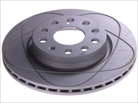 Тормозной диск, PowerDisc, вентилируемый, перфорированный, передний ; левая/правая, ср. внешний 280 мм, т.е. 22мм, 1шт. AUDI A3; SEAT ALTEA, ALTEA XL, LEON, TOLEDO III 1.2-3.2 02.98- ATE 24.0322-0210.1 (фото 1)