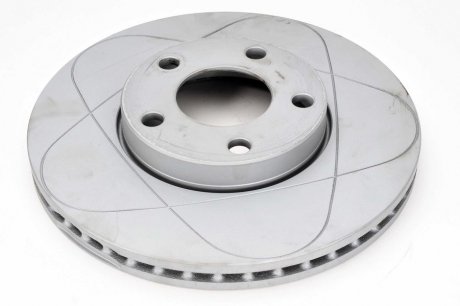 Гальмівний диск, PowerDisc, вентильований, прорізний, передній; лівий/правий, ср. зовнішній 282,5 мм, тис. 25 мм, 1 шт Volkswagen PASSAT B5, PASSAT B5.5 1.6-2.8 08.96-05.05 ATE 24.0325-0115.1 (фото 1)