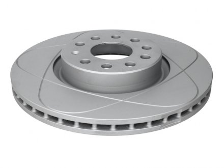 Гальмівний диск, PowerDisc, вентильований, прорізний, передній; лівий/правий, ср. зовнішній 312 мм, тис. 25 мм, 1 шт AUDI A1, A3, Q2, Q3, TT; SEAT ALHAMBRA, ALTEA, ALTEA XL 1.0-Electric 02.98- ATE 24.0325-0158.1 (фото 1)