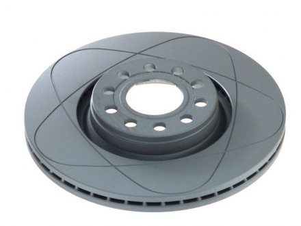 Гальмівний диск, PowerDisc, вентильований, прорізний, передній; лівий/правий, ср. зовнішній 312 мм, тис. 25 мм, 1 шт AUDI A6 C5; SKODA SUPERB I; Volkswagen PASSAT B5, PASSAT B5.5 1.8-2.7 10.96-03.08 ATE 24.0325-0172.1 (фото 1)