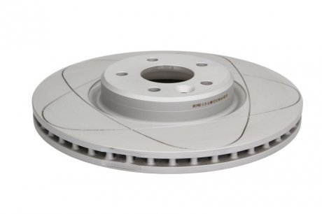Гальмівний диск, PowerDisc, вентильований, прорізний, передній; лівий/правий, ср. зовнішній 320 мм, тис. 25 мм, 1 шт VOLVO C70 II, S40 II, V40, V50; FORD FOCUS II 1.5-2.5 12.03- ATE 24.0325-0197.1 (фото 1)