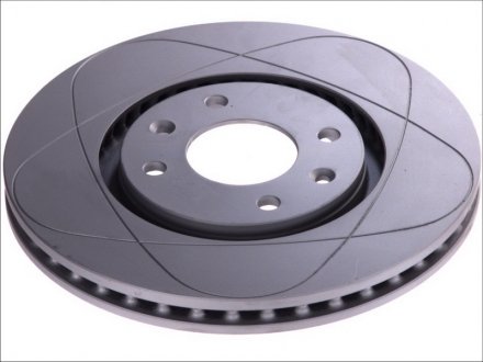 Гальмівний диск, PowerDisc, вентильований, прорізний, передній; лівий/правий, ср. зовнішній 283 мм, тис. 26 мм, 1 шт. CITROEN XANTIA; PEUGEOT 406 1.9D-3.0 06.95-12.04 ATE 24.0326-0106.1 (фото 1)