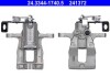 Фото автозапчасти суппорт дискового тормоза задний P HYUNDAI I10 I, I10 II, I20 ACTIVE, I20 II; KIA RIO III 1.0-1.4D 06.11- ATE 24.3344-1740.5 (фото 1)