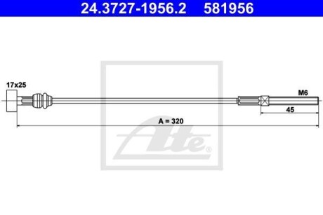 Фото автозапчасти не постачається ATE 24.3727-1956.2