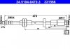 Фото автозапчастини гальмівний шланг передній лівий/правий (довжина 470 мм, M10x1/M10x1) ALFA ROMEO GIULIETTA 1.4-2.0D 04.10-12.20 ATE 24.5104-0470.3 (фото 1)