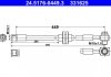 Фото автозапчастини гальмівний шланг передній права (довжина 449 мм, M10x1) OPEL ZAFIRA C 1.4-2.0D 10.11- ATE 24.5176-0449.3 (фото 1)