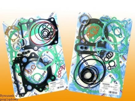 Фото автозапчастини комплект прокладок двигуна SUZUKI RM 125 1989-1991 ATHENA P400510850130