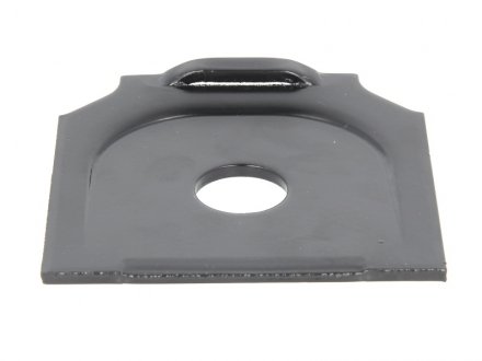 Фото автозапчасти плита кронштейна рессоры BPW 125x120x5mm d30.2mm AUGER 54838