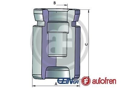 Фото автозапчасти поршень супорта AUTOFREN D0 25333