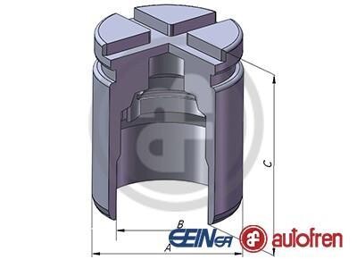 Фото автозапчасти поршенек суппорта Accord 08- 38*47mm SEINSA AUTOFREN D025472