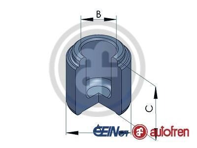 Фото автозапчасти поршенек суппорта Colt/Lancer/323/MX-5/Corolla/Rav4 85-14 54*49,5mm SEINSA AUTOFREN D02552