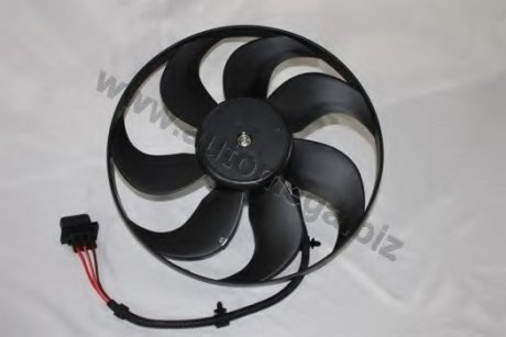Вентилятор радиатора 250W/60W 345mm Skoda Fabia,VW,Seat AUTOMEGA 3095904556X0A (фото 1)