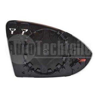 Фото автозапчасти вставка зеркала с подогревом левая VW Golf 12-21/ Touran 15-21 (4 Pin) AUTOTECHTEILE 385 7097