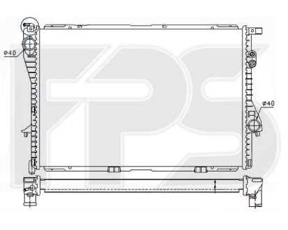 Фото автозапчастини радіатор охолодження AVA COOLING 14 A868-AV