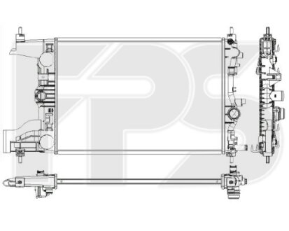 Фото автозапчастини радіатор охолодження AVA COOLING 17 A323-AV