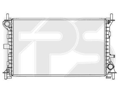 Фото автозапчасти радиатор охлаждения ava (1.8 td / 1.8 tdci / 2.0 16v) ​​с/без конд. мкпп 610x358x24 ал/пл, паяный ford focus 98-04 AVA COOLING 28 A180-AV