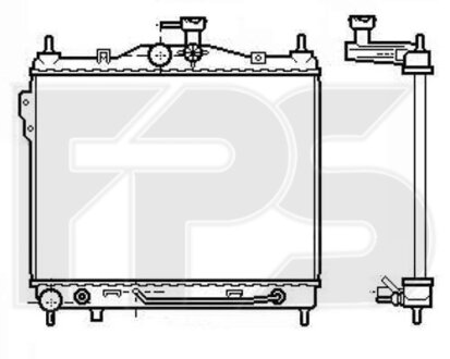 Фото автозапчастини радіатор охолодження AVA COOLING 32 A658-AV