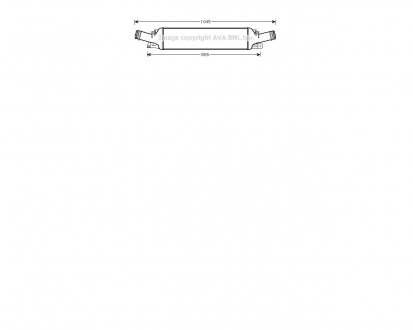 Фото автозапчасти интеркулер AUDI (AVA) AVA COOLING AI4294
