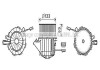 Фото автозапчасти вентилятор отопителя салона Audi A4 12>15, A5 12/11>, Q5 12/12>, Porsche Macan I AVA COOLING AI8394 (фото 1)