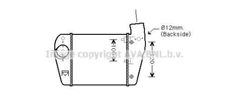 Фото автозапчастини ava audi інтеркулер a6 2.0tdi 04- AVA COOLING AIA4350