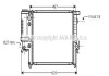 Фото автозапчастини ava bmw радіатор охолодження 3 e30 1.6/1.8 AVA COOLING BW2137 (фото 1)