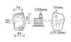 Фото автозапчастини ava bmw оливний радіатор 1 e87, 3 e46/90, 5 e60, x3 e83 2.0d AVA COOLING BW3555 (фото 1)