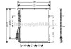 Фото автозапчасти радиатор кондиционера BMW 3(E36), Z3(E36) 1.6-3.0 09.90-06.03 AVA COOLING BW 5148 (фото 1)