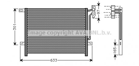 Фото автозапчасти конденсатор кондиционера BMW 3 (E46) 1.6-3.2 12.97-12.07 AVA COOLING BW5203 AVA