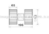 Фото автозапчасти моторчик пічки BMW 3 (E36) 1.6-3.2 90-00 M43/M41/M51/M44/M42/M50 AVA COOLING BW8475 (фото 1)