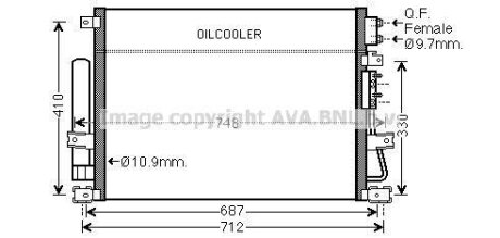 Фото автозапчастини автозапчасть AVA COOLING CRA5124D