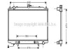 Фото автозапчастини радіатор, охолодження двигуна AVA COOLING DN 2189 (фото 1)