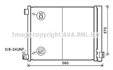 Фото автозапчасти радиатор кондиционера (с осушителем) NISSAN MICRA IV 1.2 03.11- AVA COOLING DN5427D