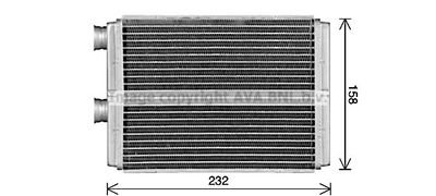 Теплообмінник, Система опалення салону AVA COOLING DN6472