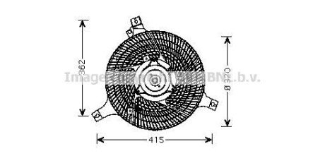 Фото автозапчасти ava infiniti вентилятор радіатора fx 45 03- AVA COOLING DN7530