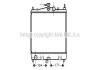 Фото автозапчасти ava renault радіатор охолодження clio iii,modus,nissan micra iii,note 1.2/1.6 AVA COOLING DNA2247 (фото 1)