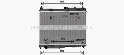 Фото автозапчасти радиатор охлаждения двигателя Ford Ecosport (13-) 1,0i Fiesta (17-) 1,0i 6AT (FD AVA COOLING FD2683